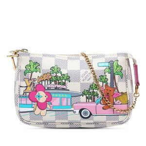 Louis Vuitton Damier Azur Christmas Animation Hollywood Pochette